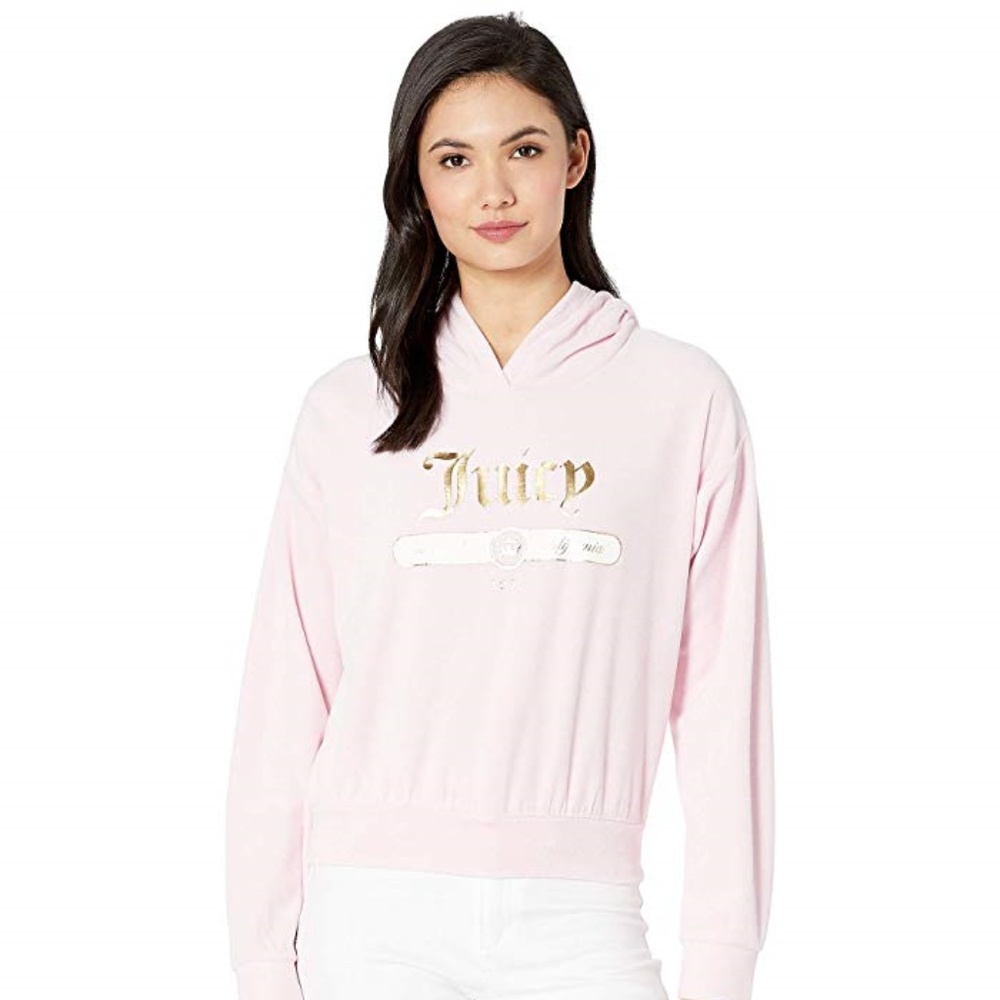 Juicy Couture Velour Track Sweatsuit 2 Piece Set